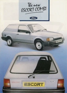 Ford Escort Combi Mk4 1986-87 UK Market Foldout Brochure 1.3 1.4 1.6D Standard L - Picture 1 of 1