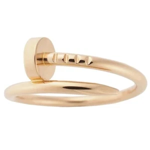 Cartier Juste un Clou Small Ring B4225800 K18PG #52 with Box and Certificate - Picture 1 of 5