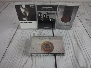 WHITESNAKE Vintage Cassette Tape Lot x 4 Ready Slide It Self Titled Slip Tongue - Picture 1 of 9