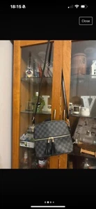 Gorgeous Crossbody Black And Grey Checke Bnwot - Picture 1 of 4