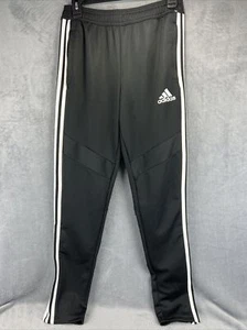 Adidas Pants Youth Large Black White Tiro Soccer Tapered Zip Ankle Pockets 95961 - Picture 1 of 17