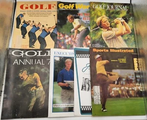 6 revistas de golf Jack Nicklaus vintage y menú: anual, diario, mundial, ejecutivo - Imagen 1 de 8