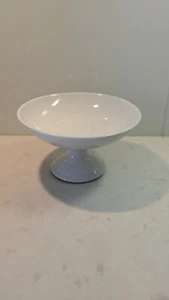 Coupe à fruit Porcelaine Limoges WG & Cie Blanche Ancienne Vintage Table Rare - Foto 1 di 12