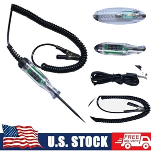 Digital Test Light Auto Car Circuit Tester Pen DC24V/12V/6V Probe Fuse Tester US - Picture 1 of 15