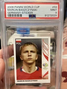 2006 Panini World Cup #59 Marcin Baszczynski Germany-Sticker PSA MINT 9 Poland - Picture 1 of 2