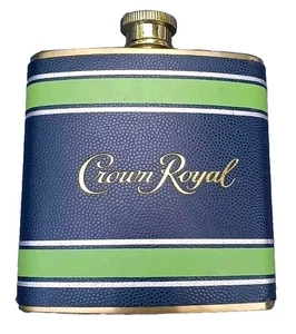 Nuevo (Ver Descripción) Crown Royal Game Day Frasco Puerta Trasera Azul y Verde Seahawks 6 OZ - Imagen 1 de 5