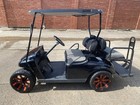 E-Z-GO Golf Cart J400- 4-seat Folding Flatbed with New Charger