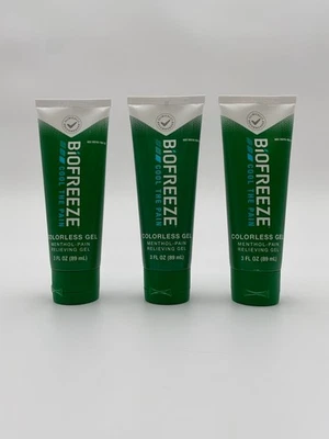 Biofreeze Cool the Pain Gel Incoloro 3 fl oz En Caja Lote De 3 Foto 1 de 4