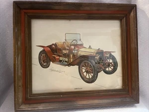 1909 LOZIER CAR Vintage Print by 1956 Donald Art Company, Inc. N.Y. No 5818 - Picture 1 of 8