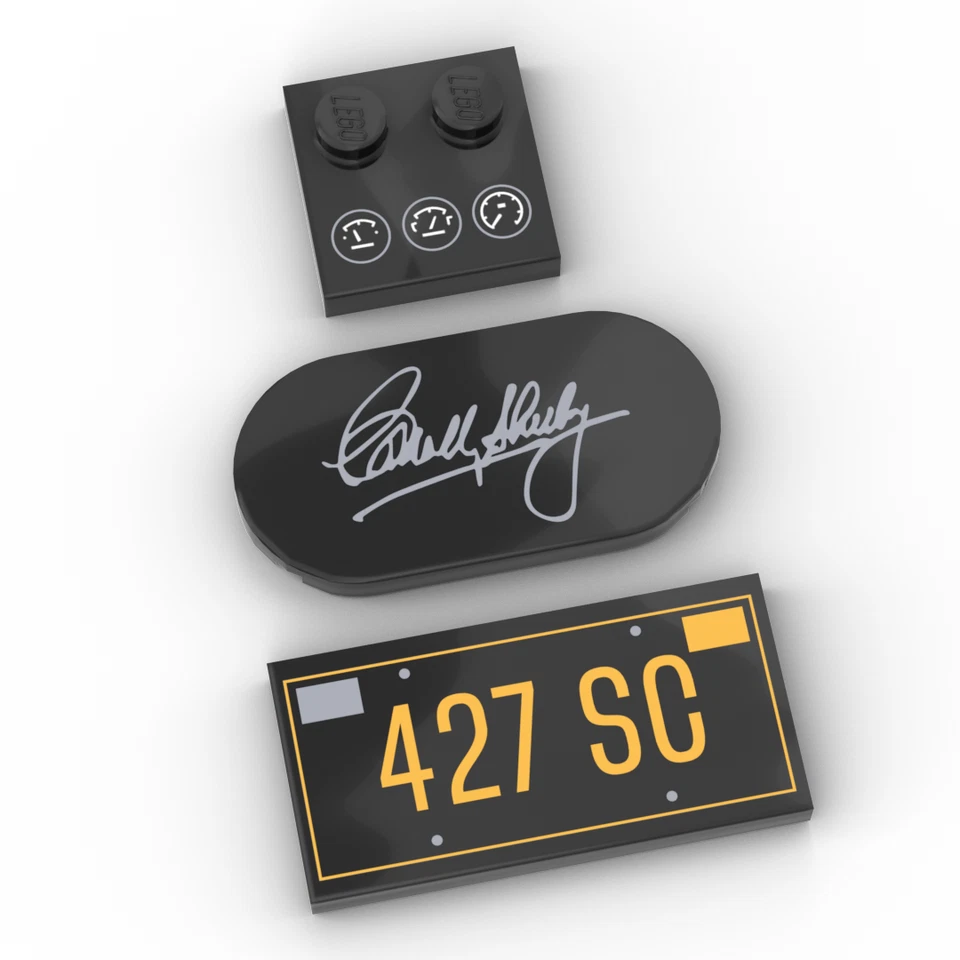 Kit de actualización (piezas impresas) para LEGO® Icons 10357 Shelby Cobra 427 S/C