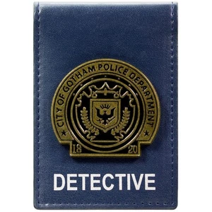 Batman Movies Dark Knight Gotham City Police Dept Detective ID & Card Wallet - Picture 1 of 4