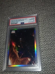 Darth Vader Psa 10 2023 Topps Star Wars Galaxy Forced In Darkness Refractor - Picture 1 of 3