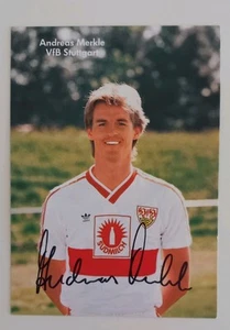 Autogrammkarte - VfB Stuttgart - Andreas Merkle - Original Signiert Fußball - Bild 1 von 1