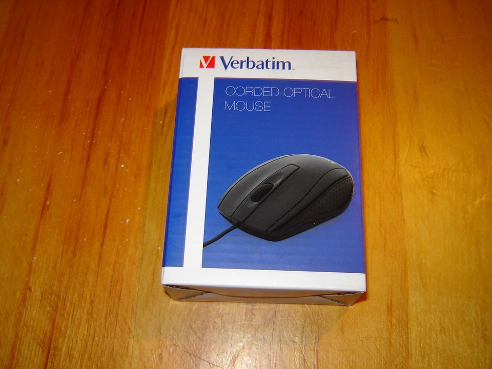 Verbatim Corded Optical Mouse - Black - Image 1 of 1