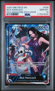 👑🐒 2025 ONE PIECE PROMOS #038 BOA HANCOCK PSA MAGAZINE EXCLUSIVE💎PSA 10🎯RARE - Picture 1 of 3