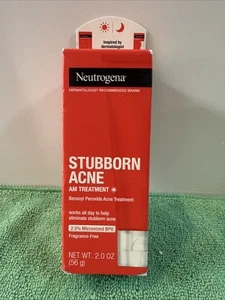 Neutrogena hartnäckige Akne AM Behandlung, 2,0 oz (56 g) Neu im Karton - Bild 1 von 5