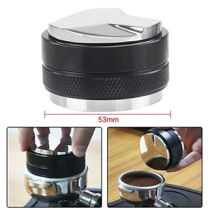 UK Coffee Distributor Tamper 53mm Dual Head Coffee Leveler Tool Fits for 54mm - Picture 1 of 12