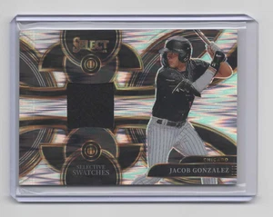 Jacob Gonzalez 2024 Select Selective Swatches Relic #SS-JG w/sleeve - Picture 1 of 2