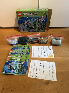 LEGO Minecraft: The Ocean Monument (21136) mit OVP und Anleitung - Bild 1 von 3