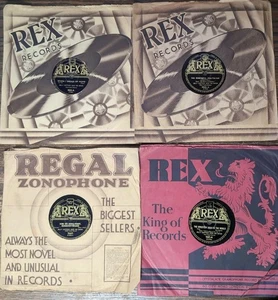 BILLY COTTON  FOUR 78 rpm discs REX Too romantic When I Dream Of Home M397 - Picture 1 of 9