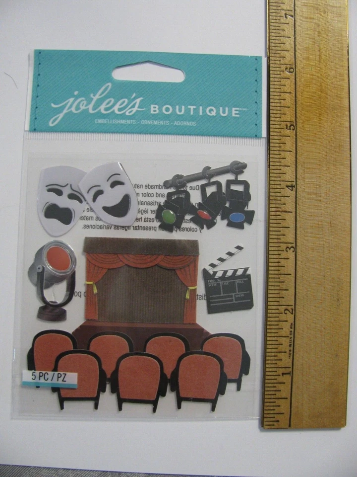 Размерные наклейки Jolee's U МЕДИАТОР НОВЫЕ ИЗ СТАРЫХ ЗАПАСОВ - Изображение 1 из 1