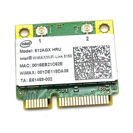 NEW Intel WiMax/WiFi Wireless Link 5150 Mini PCI-E Card 512AGX_HRU  - Image 1 of 1