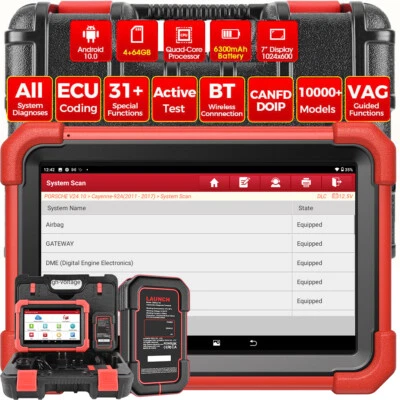 Launch CRP919X BT Professional Atuo OBD2 Diagnostic Tool All ECU ECU Coding - Image 1 of 4