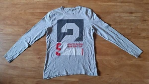Review Langarmshirt Gr. 176/182 grau mit großem Motiv 100% Baumwolle - Bild 1 von 1