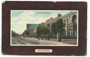 CO. DURHAM - SPENNYMOOR, ST PAUL'S GARDENS 1910 Postcard - Picture 1 of 1