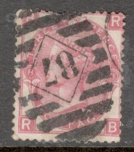 GB - QUEEN VICTORIA - SG 103 - 3d Rose - Plate 8 - Used £55.00. - Short Perf - Picture 1 of 1