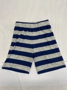 Cat & Jack Boys Sleep Shorts Black Gray Striped Size M. Missing Drawstring - Picture 1 of 6
