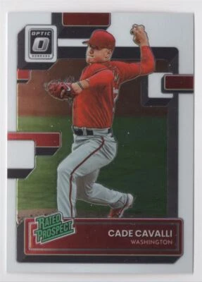 2022 DONRUSS OPTIC RATED PROSPECT Cade Cavalli Washington Nationals #FTS-CC R113 - Image 1 of 2
