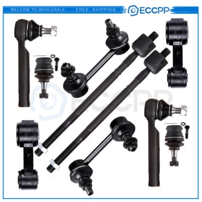 Barras estabilizadoras delanteras traseras para Subaru Baja Legacy Outback 10 piezas varillas de amarre rótulas Foto 1 de 4