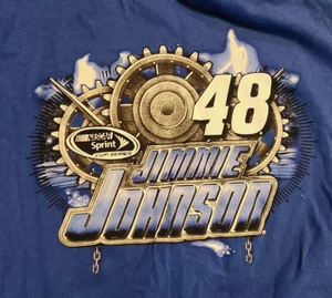 Jimmie Johnson Nascar Chase Authentics XL 2015 Sprint Schedule t-shirt 100% Cott - Picture 1 of 9