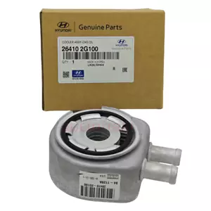 New Engine Oil Cooler For Hyundai Sonata Tucson Kia Optima 2.0L 2.4L 26410-2G100 - Picture 1 of 8