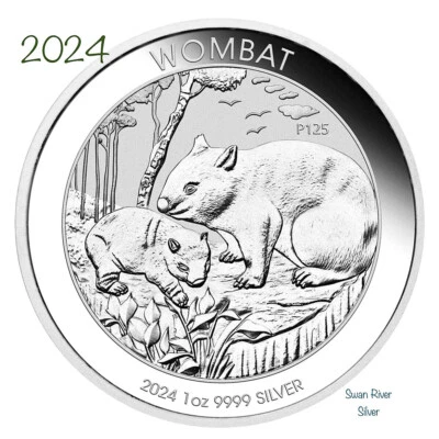 2024 Wombat 1oz Silver Coin - image 1 of 4