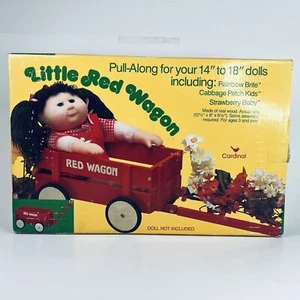 Vintage Rare Toys Little Red Wagon 1984 For 14 A 18" Dolls Cardinal New In Box - Bild 1 von 5