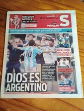 MESSI 3 Goals - ARGENTINA 4 vs BRAZIL 3 - WORLD CUP USA 2012 - Diario Popular