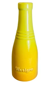 Botella de gres de vinagre de cocina Le Creuset vinagre amarillo Dijon NO PARA PICO - Imagen 1 de 7