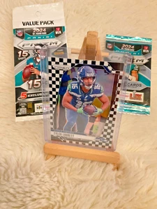 2024 Panini Prizm Black & White Checkerboard #262 Tyler Lockett Seattle Seahawks - Bild 1 von 2