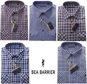 CAMICIA UOMO manica lunga M L XL XXL 3XL 100% cotone due taschini quadri GRADO - Imagen 1 de 6