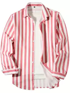 red white long sleeve striped shirt NWT - Picture 1 of 1