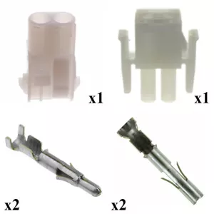 KIT CONNETTORE UNIVERSAL MATE N LOK MASCHIO FEMMINA 2 VIE + TERMINALI TYCO - Picture 1 of 1