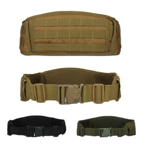 Hunting Tactical Molle Waist Belt Outdoor Multi-purpose Belt Combat Battle Belt - Picture 1 of 22