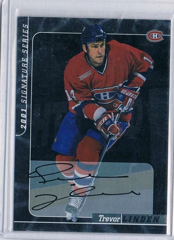 2000-01 Be A Player Signature Series Autographs #127 Trevor Linden NM-MT Auto - Image 1 of 1