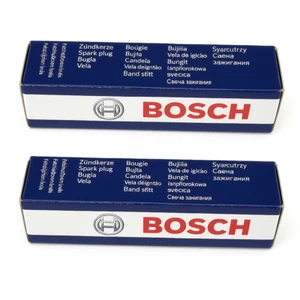 Lot of 2 Genuine Bosch Spark Plugs 7402 0242235668 FR7LDC+ - Picture 1 of 8