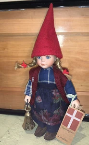 Birgitte Frigast Porcelain Retired Tessa Hand  Made Denmark Folklore - Picture 1 of 12