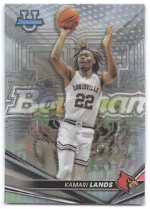 2023-24 Bowman University Best Refractor Kamari Lands - Picture 1 of 2
