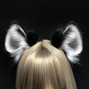Hyena Hyaenidae Dog Imitation Animal Ear Hairbands HairHoop Headwear for Cosplay - Picture 1 of 12