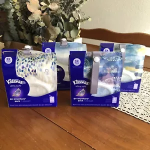 4er-Pack Kleenex Tissues Go-Anywhere Packs mit Riemen, Auto, Auto, Büro, Reisen - Bild 1 von 4